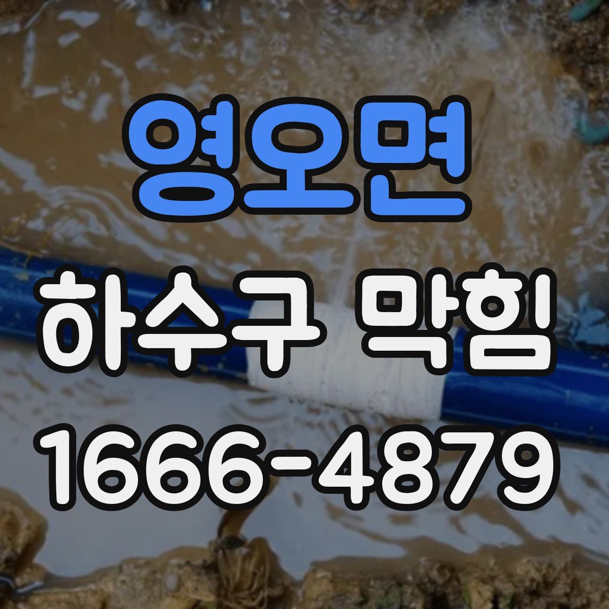 영오면 하수구 막힘