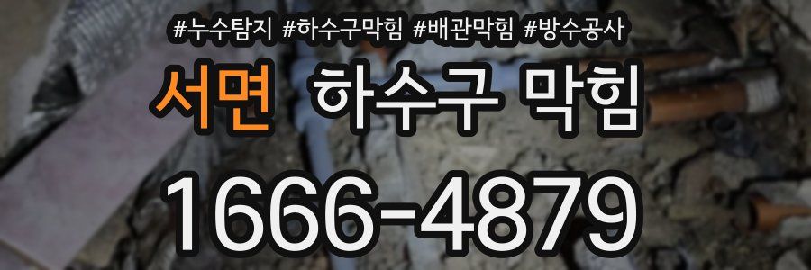 서면 하수구 막힘