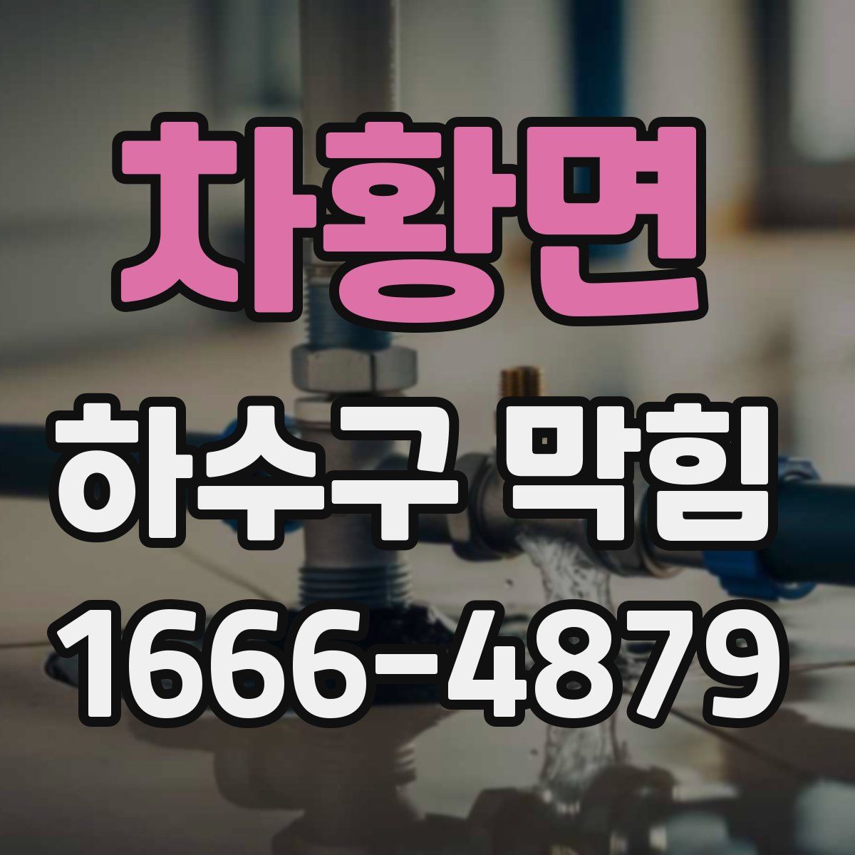차황면 하수구 막힘