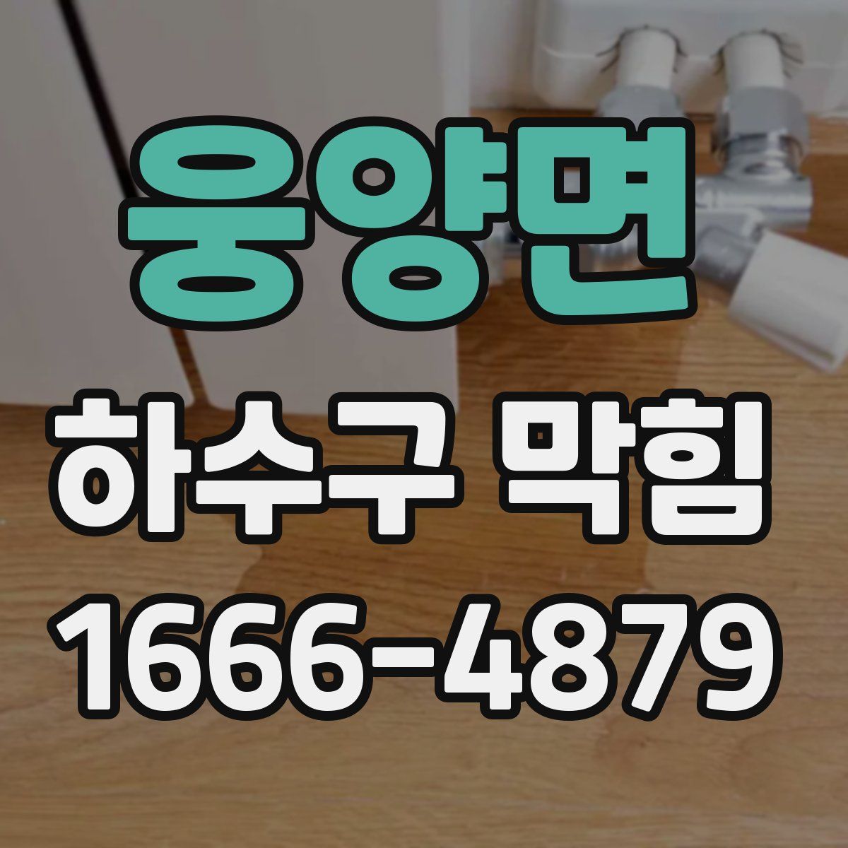 웅양면 하수구 막힘