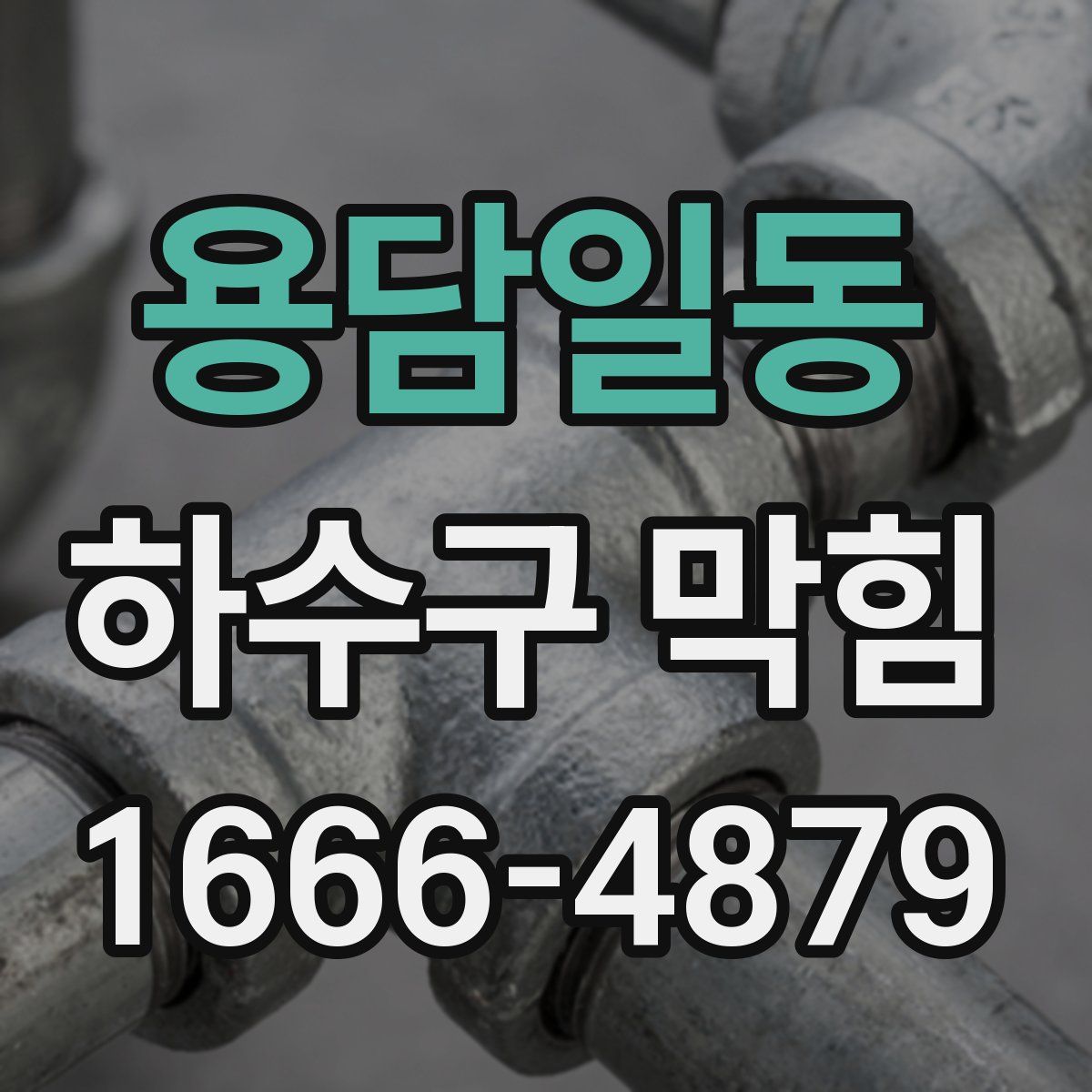 용담일동 하수구 막힘