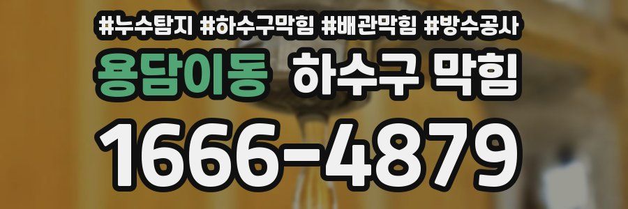 용담이동 하수구 막힘