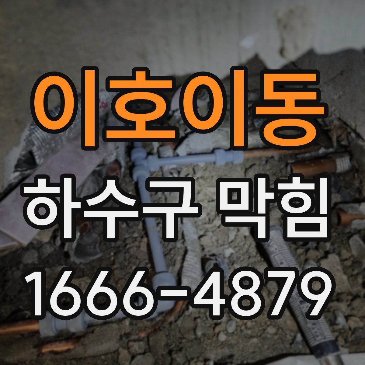 이호이동 하수구 막힘