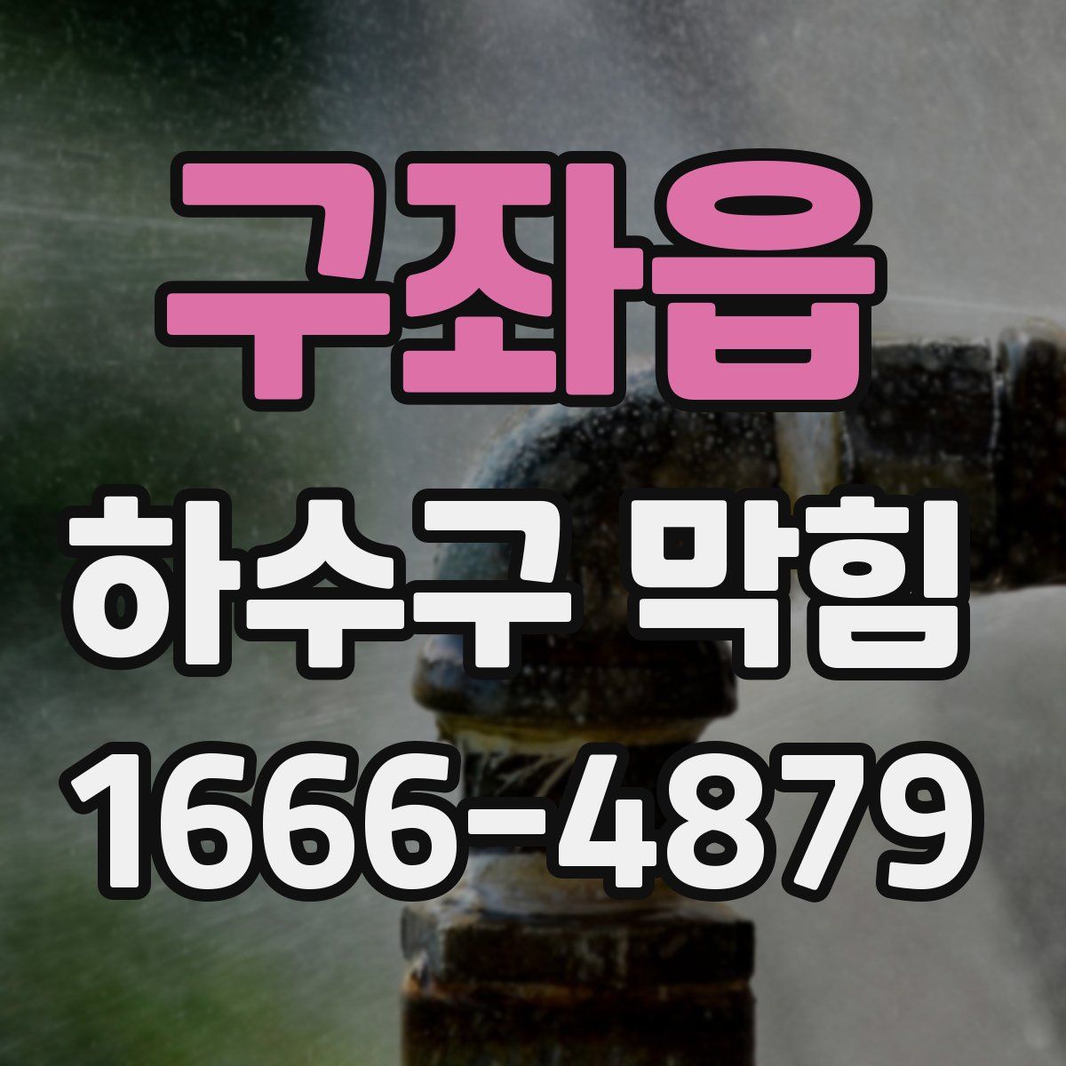 구좌읍 하수구 막힘