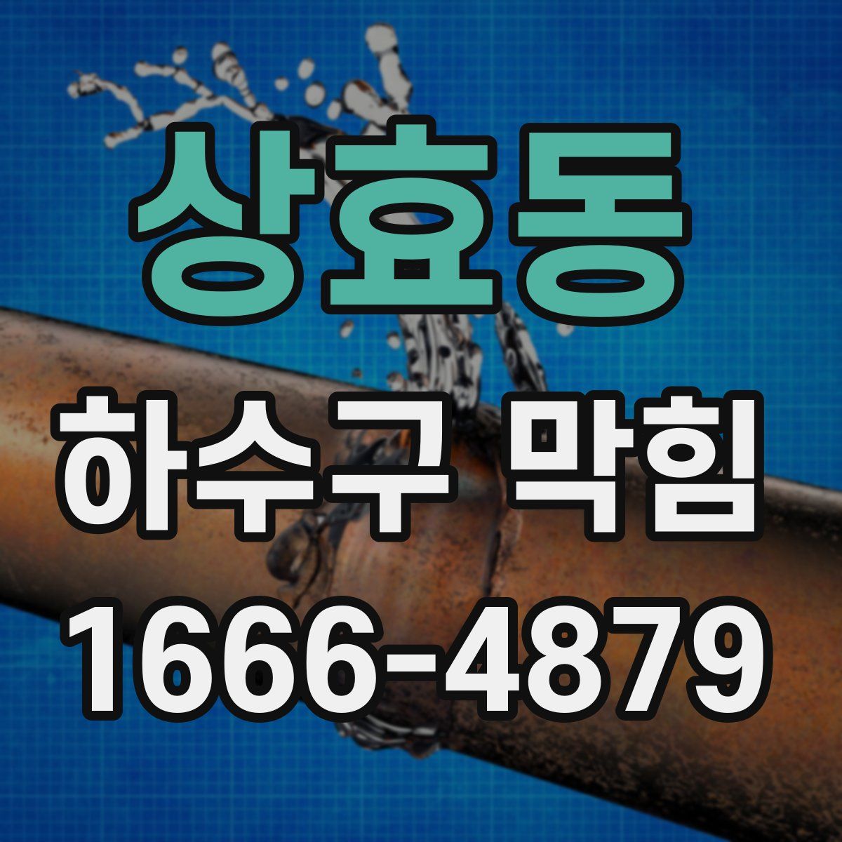 상효동 하수구 막힘