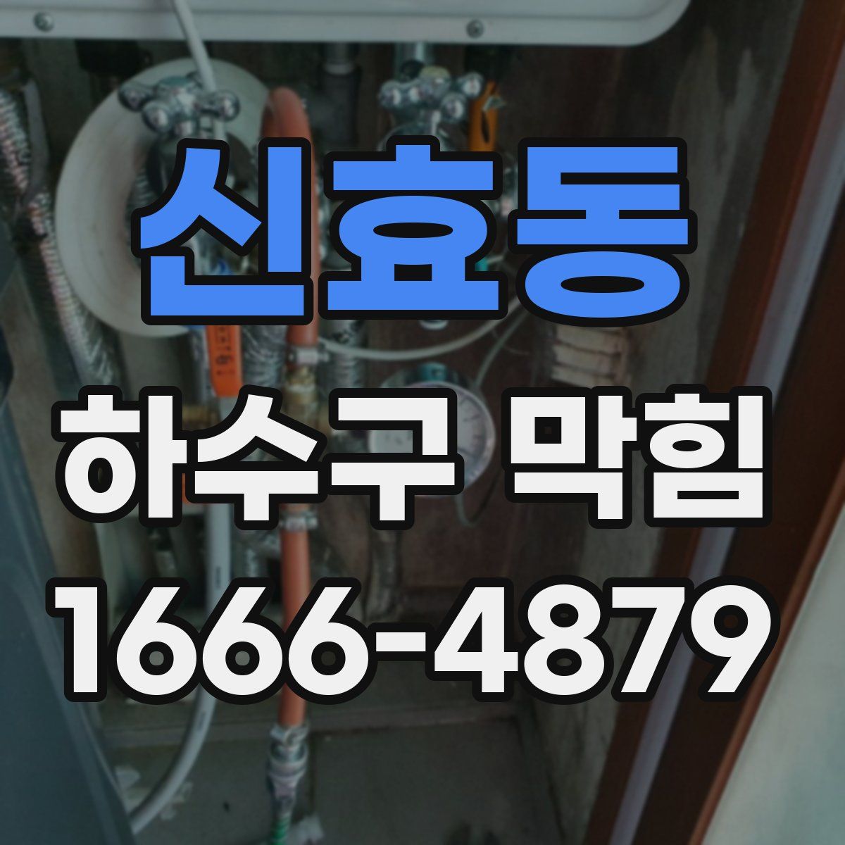 신효동 하수구 막힘