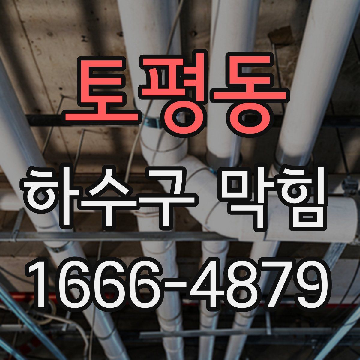 토평동 하수구 막힘