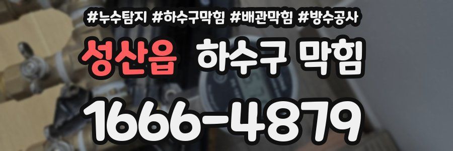 성산읍 하수구 막힘