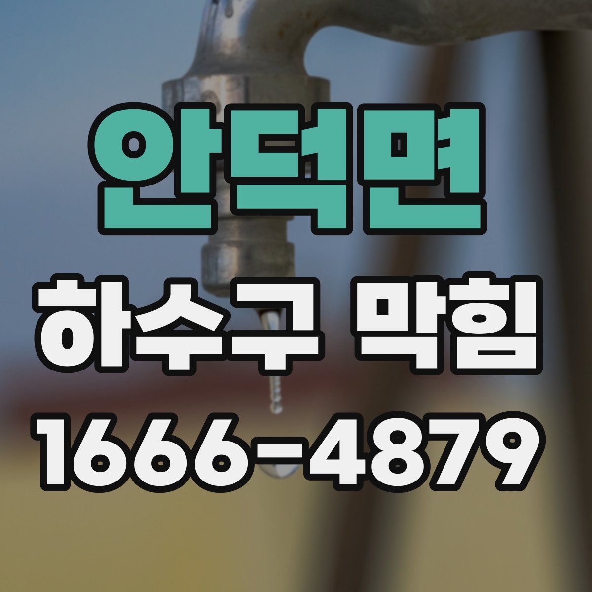 안덕면 하수구 막힘