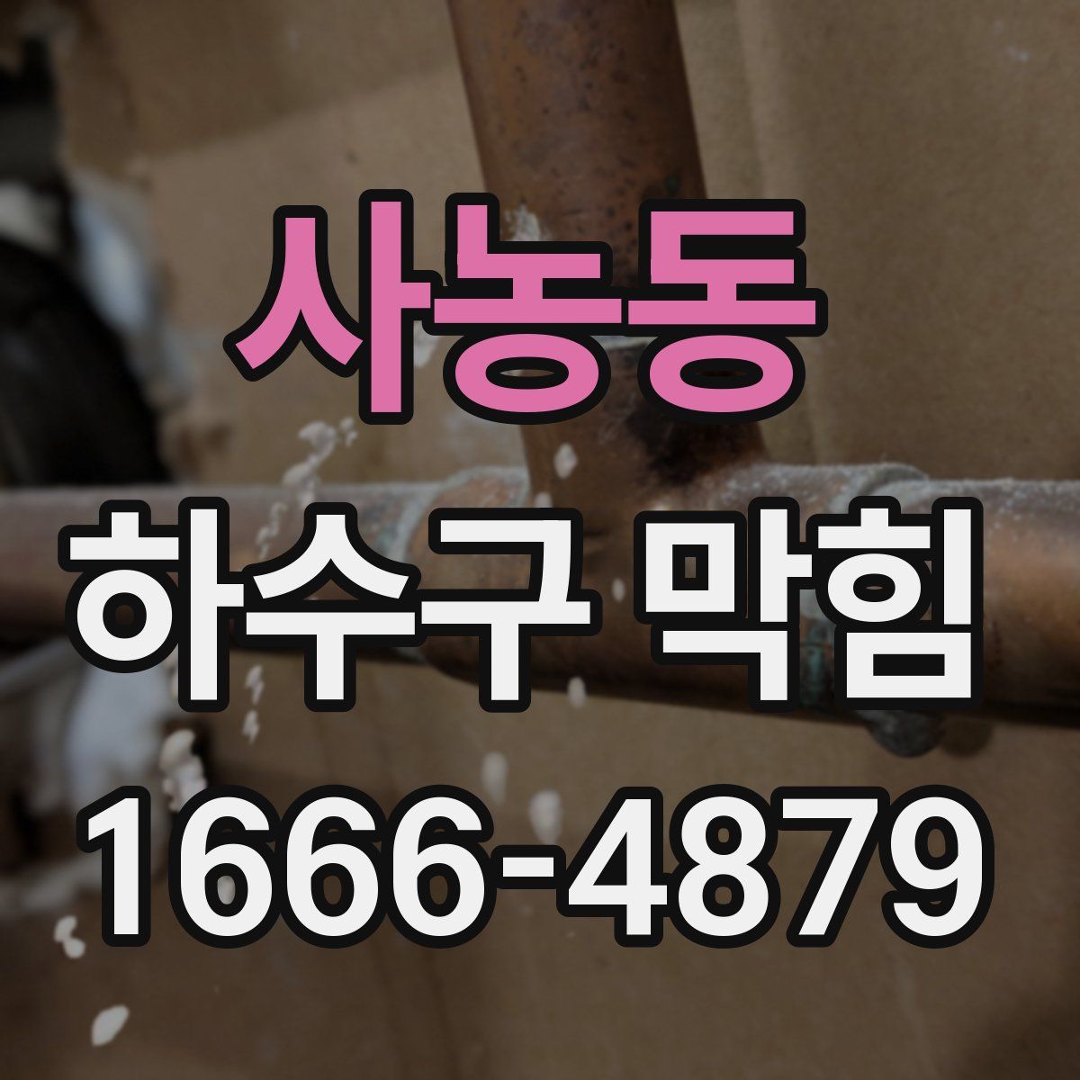 사농동 하수구 막힘