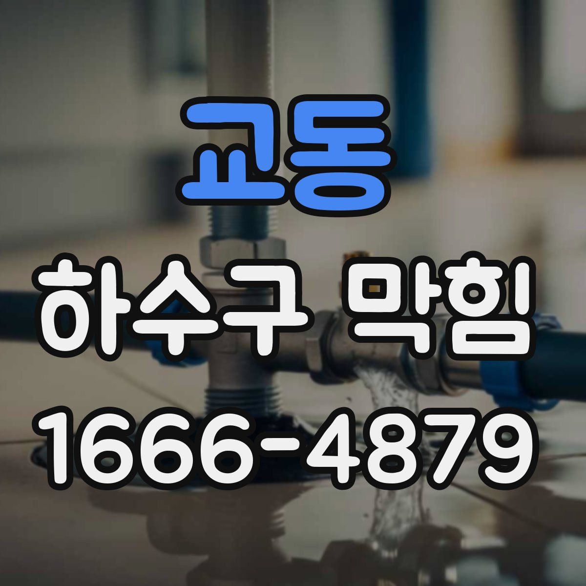 교동 하수구 막힘