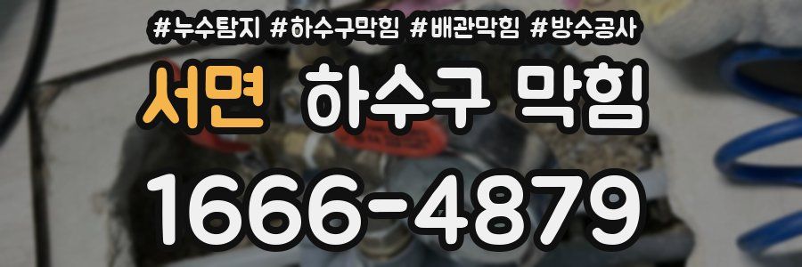 서면 하수구 막힘