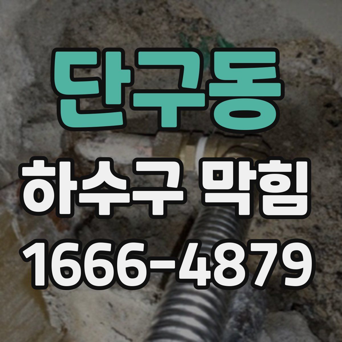단구동 하수구 막힘