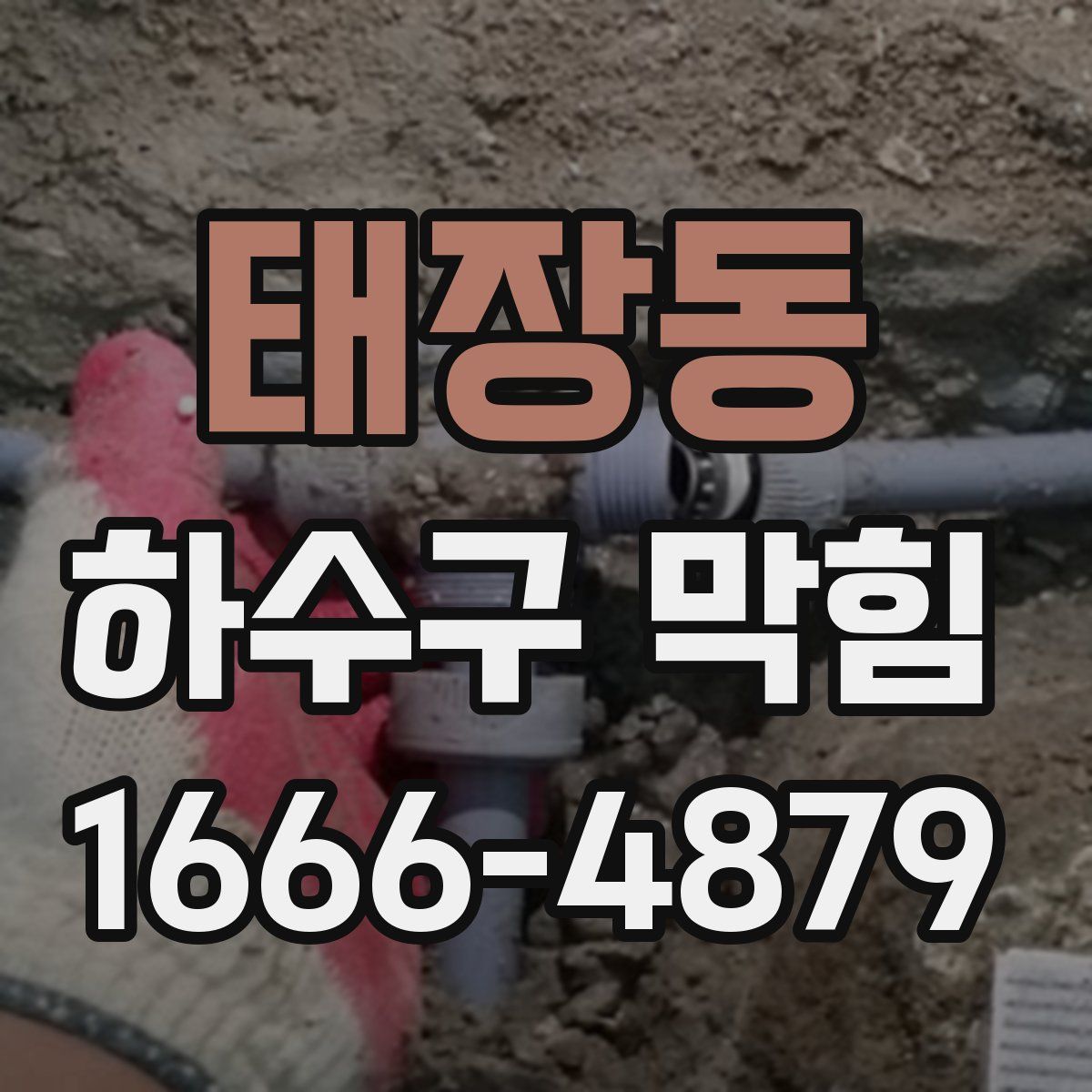 태장동 하수구 막힘