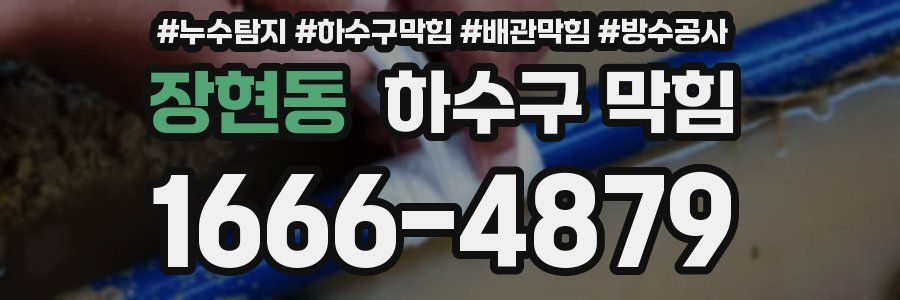 장현동 하수구 막힘