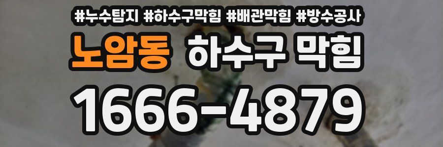 노암동 하수구 막힘