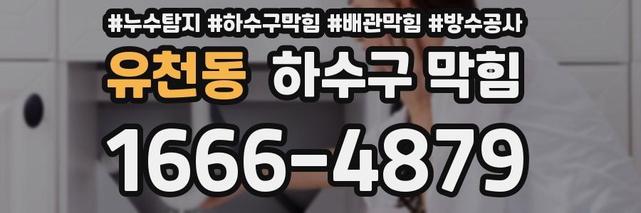 유천동 하수구 막힘