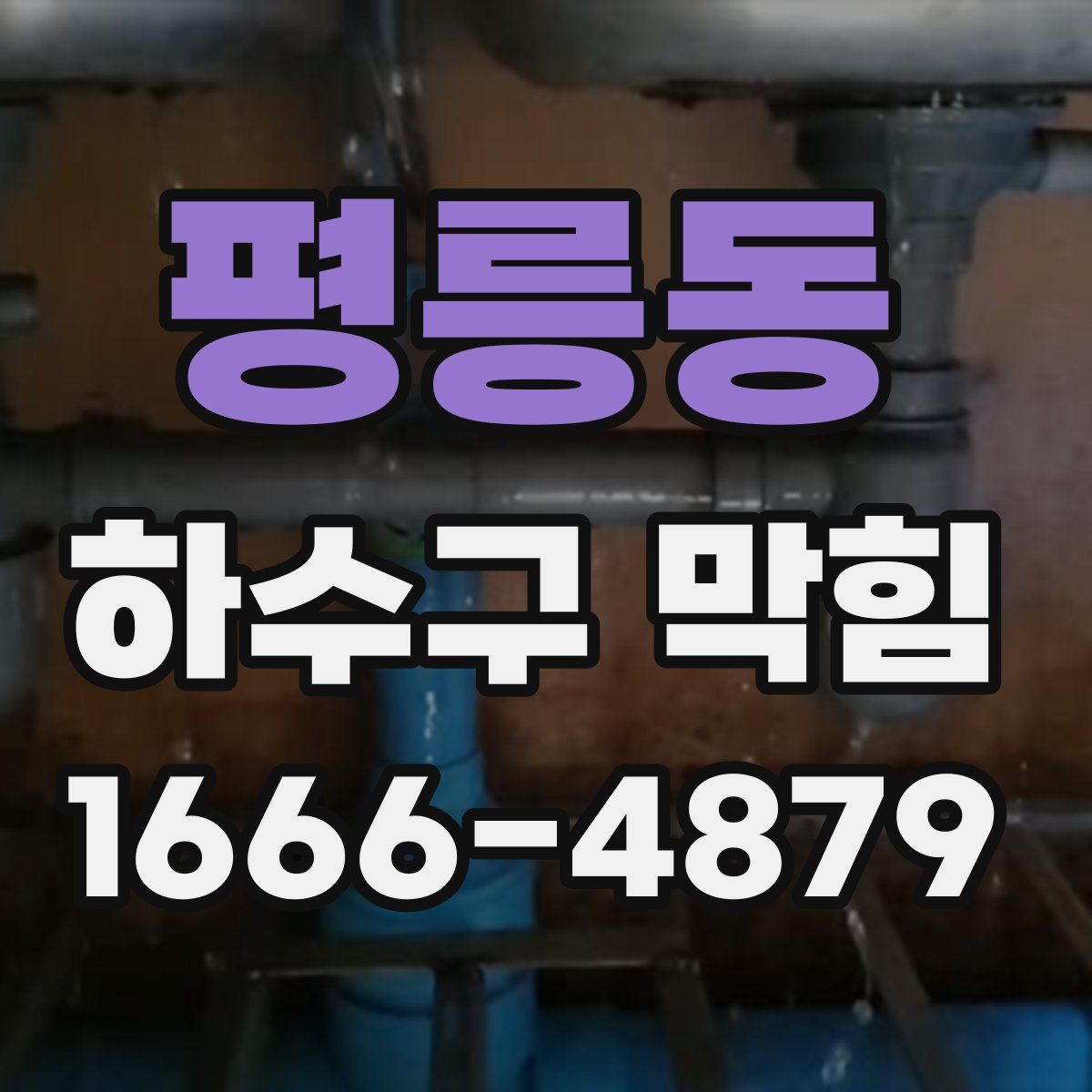 평릉동 하수구 막힘