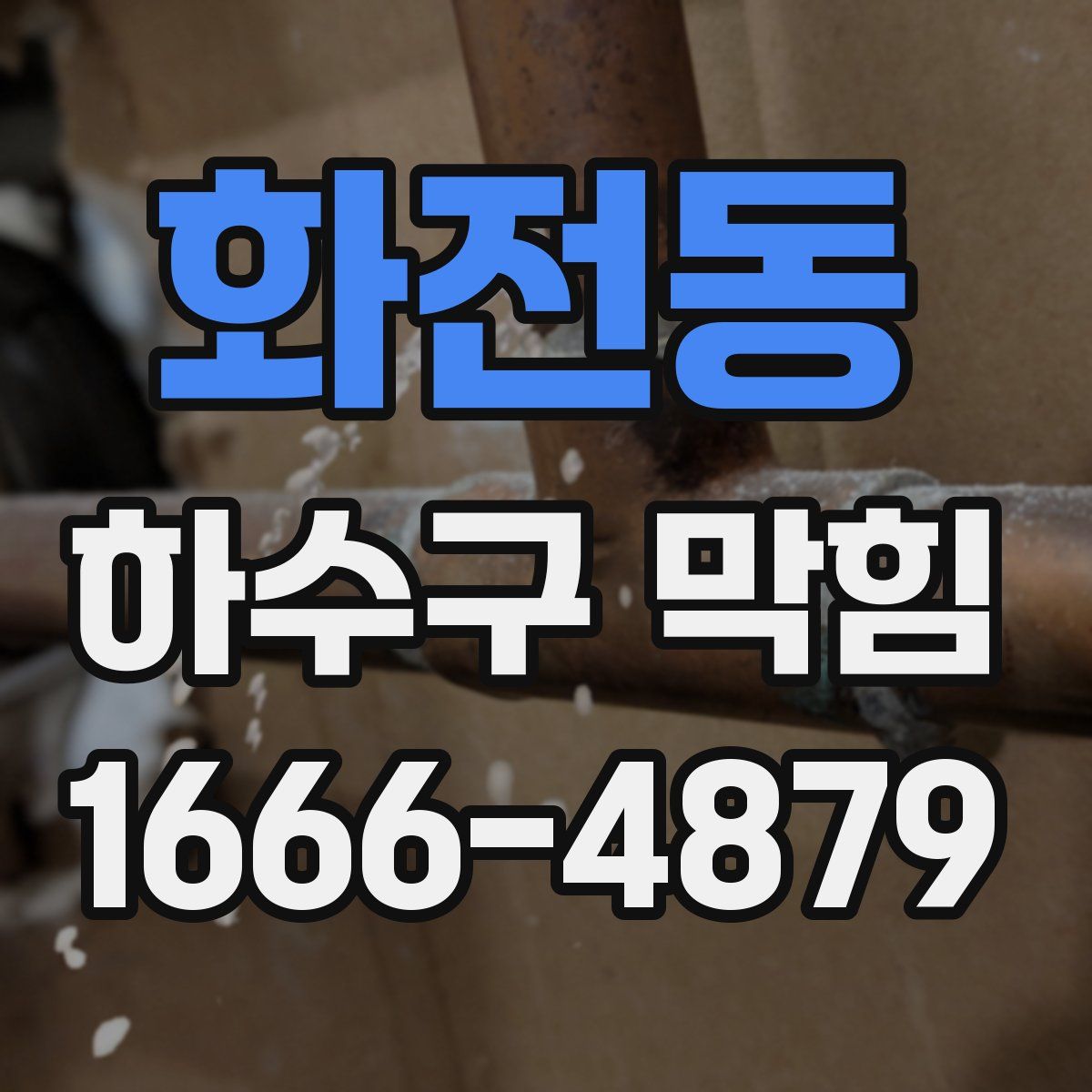 화전동 하수구 막힘