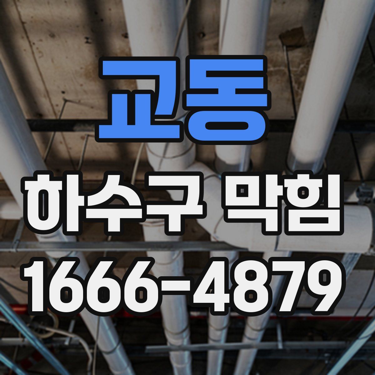 교동 하수구 막힘