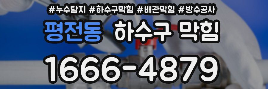 평전동 하수구 막힘