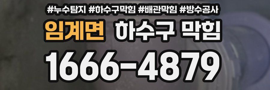 임계면 하수구 막힘