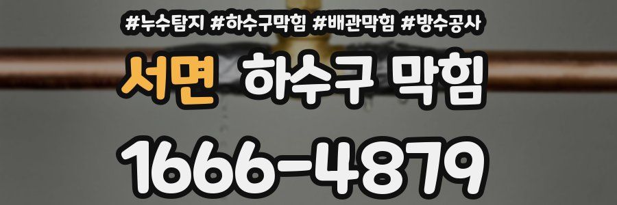 서면 하수구 막힘