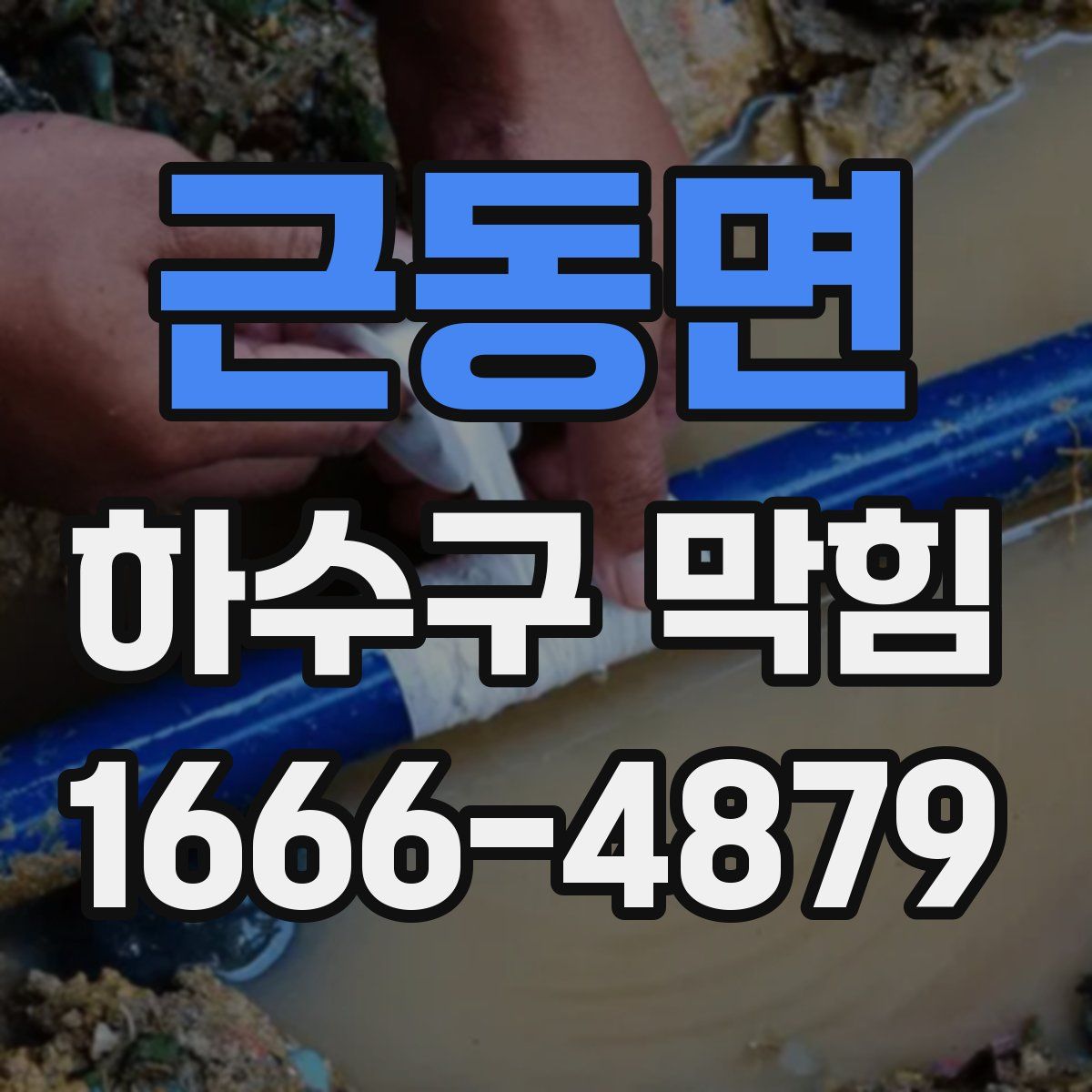 근동면 하수구 막힘