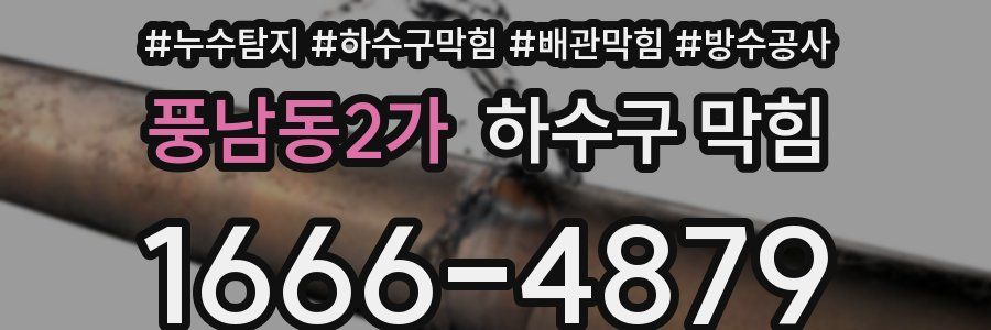 풍남동2가 하수구 막힘