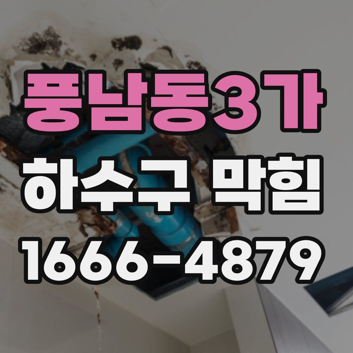 풍남동3가 하수구 막힘
