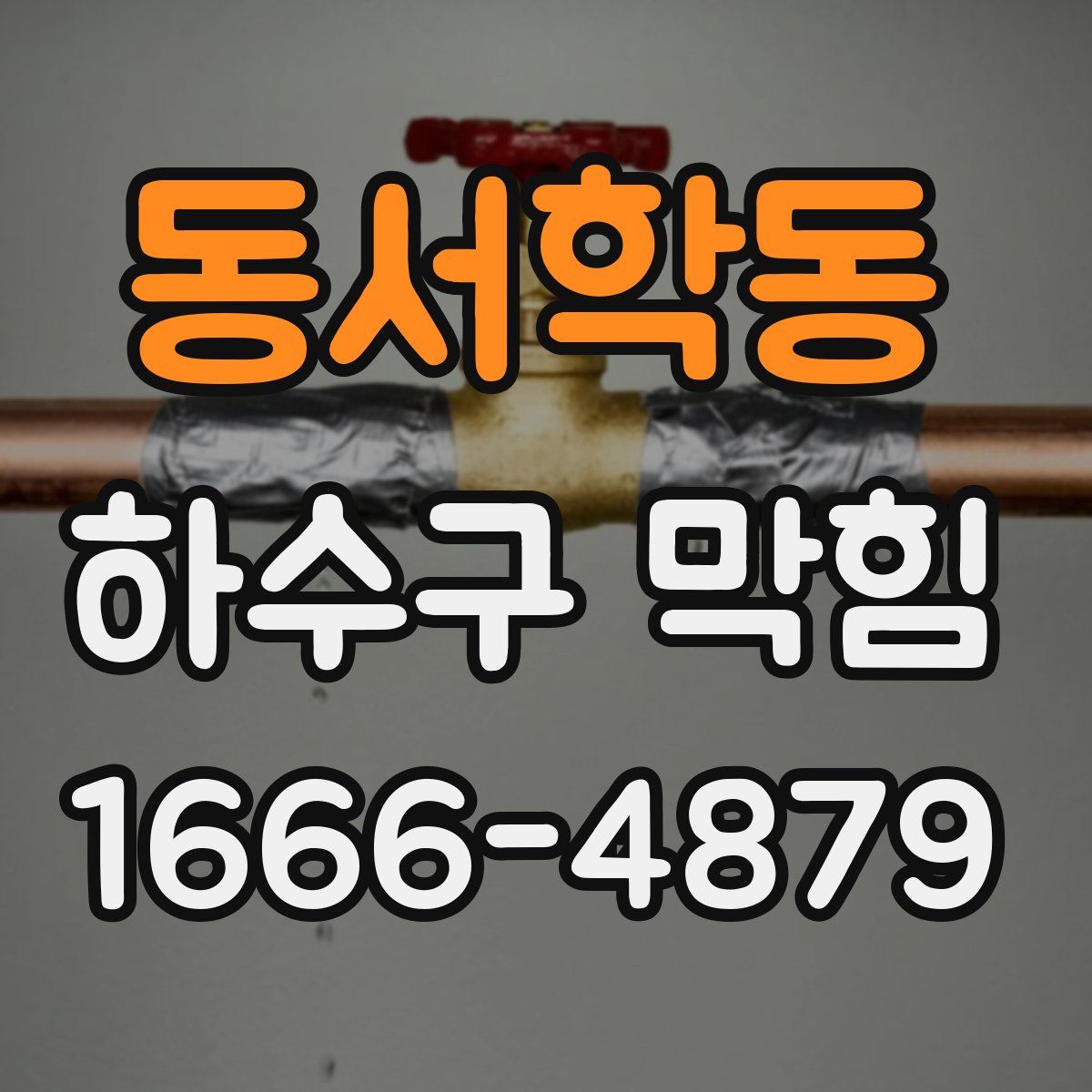 동서학동 하수구 막힘