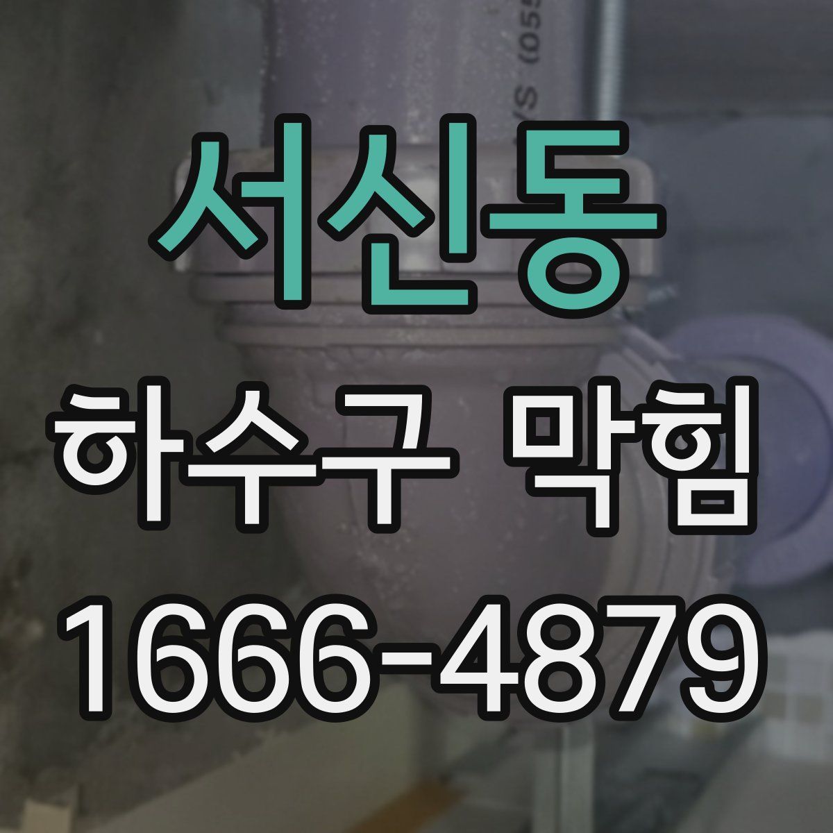 서신동 하수구 막힘