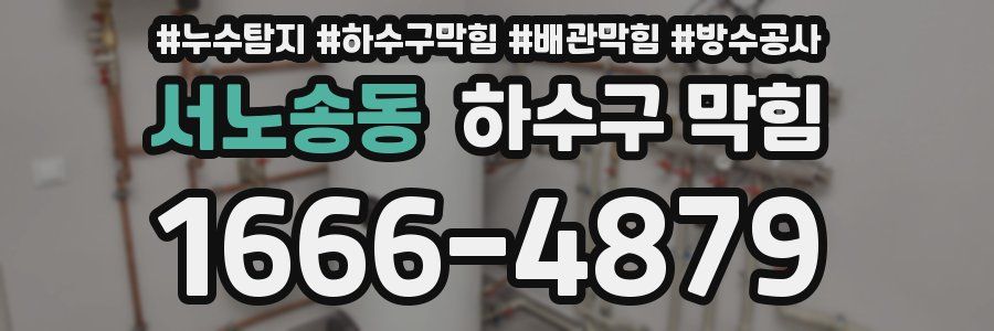 서노송동 하수구 막힘