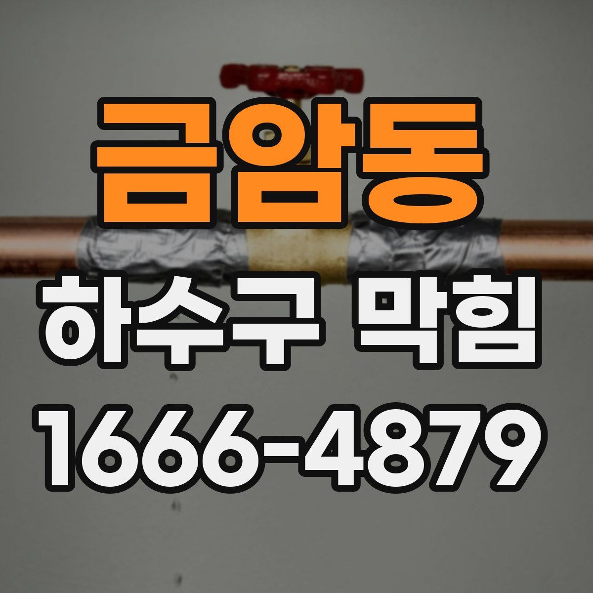 금암동 하수구 막힘