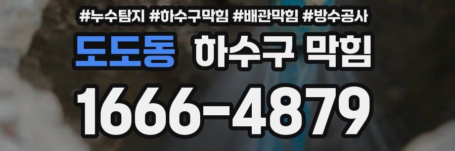 도도동 하수구 막힘