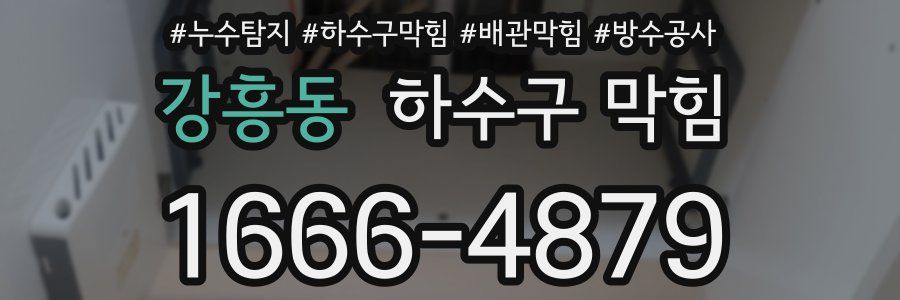 강흥동 하수구 막힘