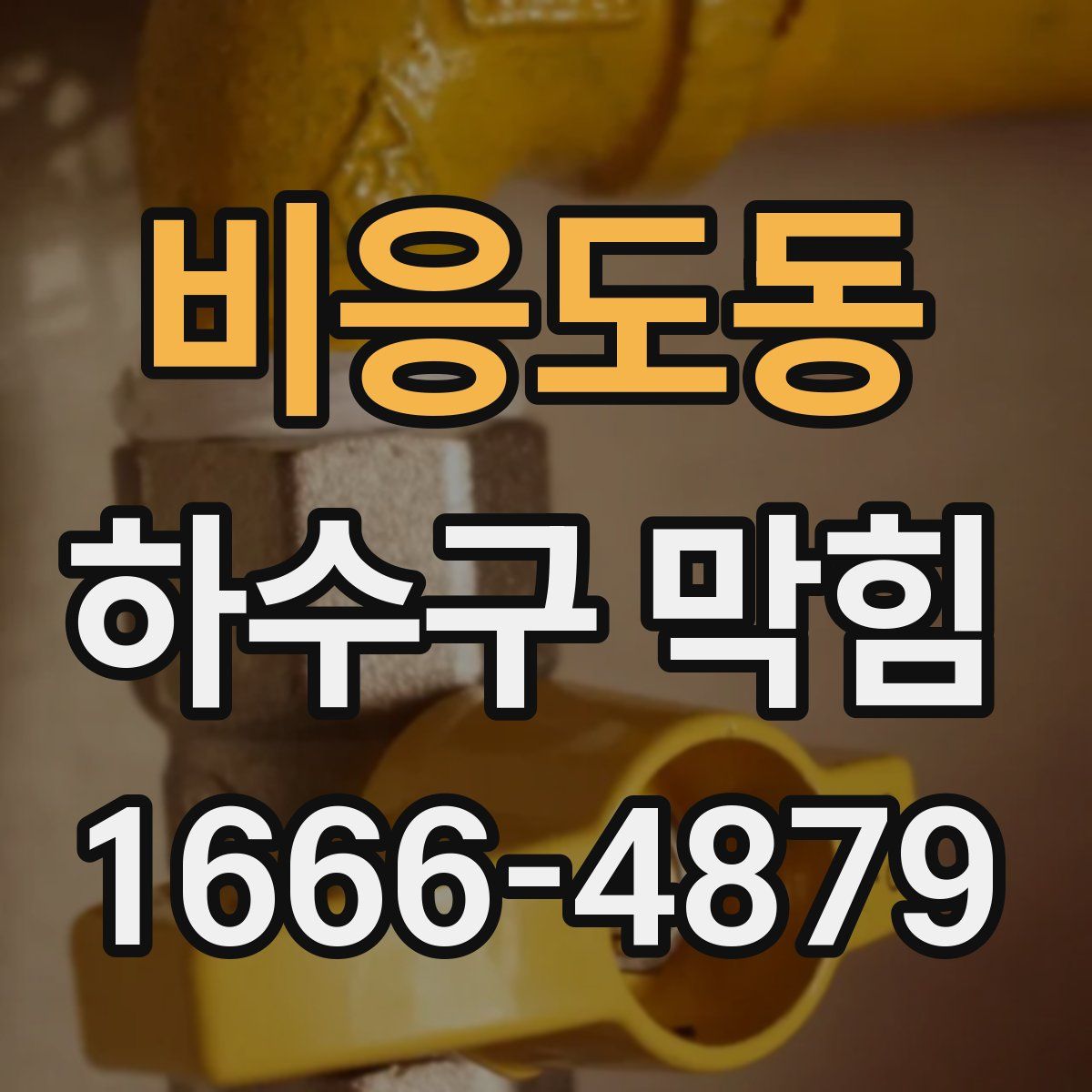 비응도동 하수구 막힘