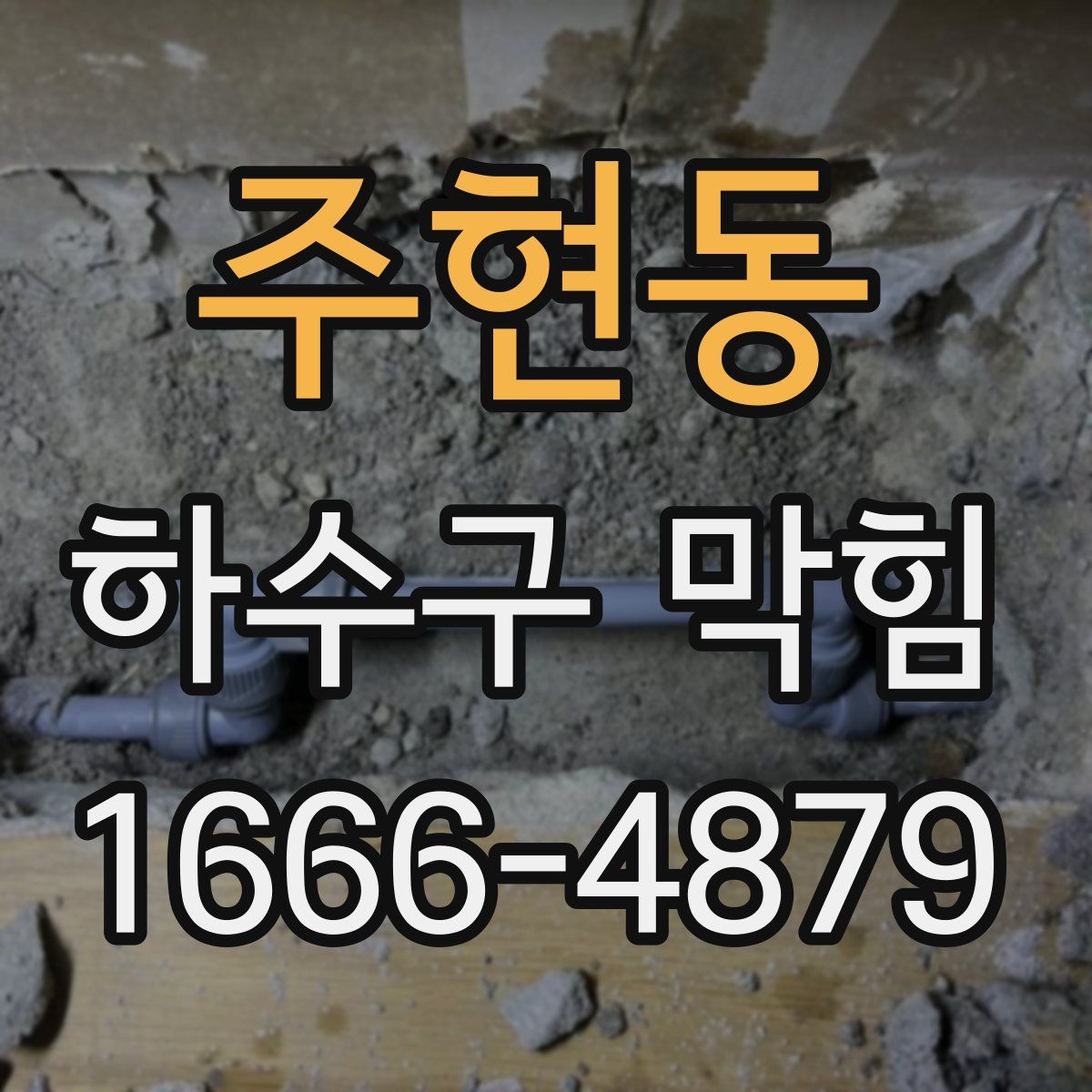 주현동 하수구 막힘