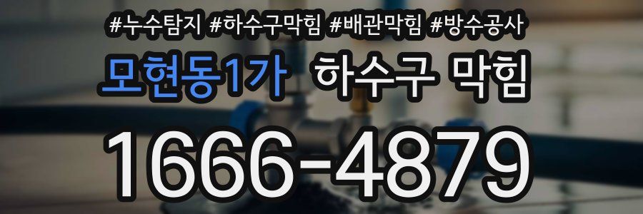 모현동1가 하수구 막힘