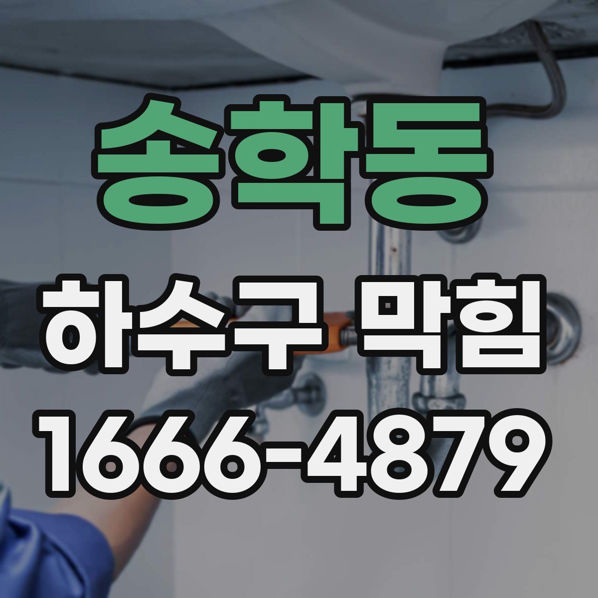 송학동 하수구 막힘