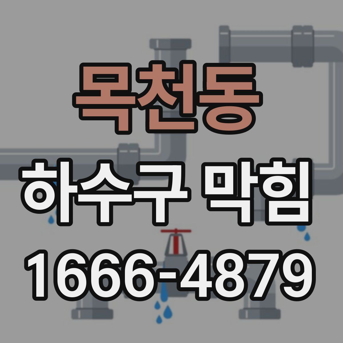 목천동 하수구 막힘