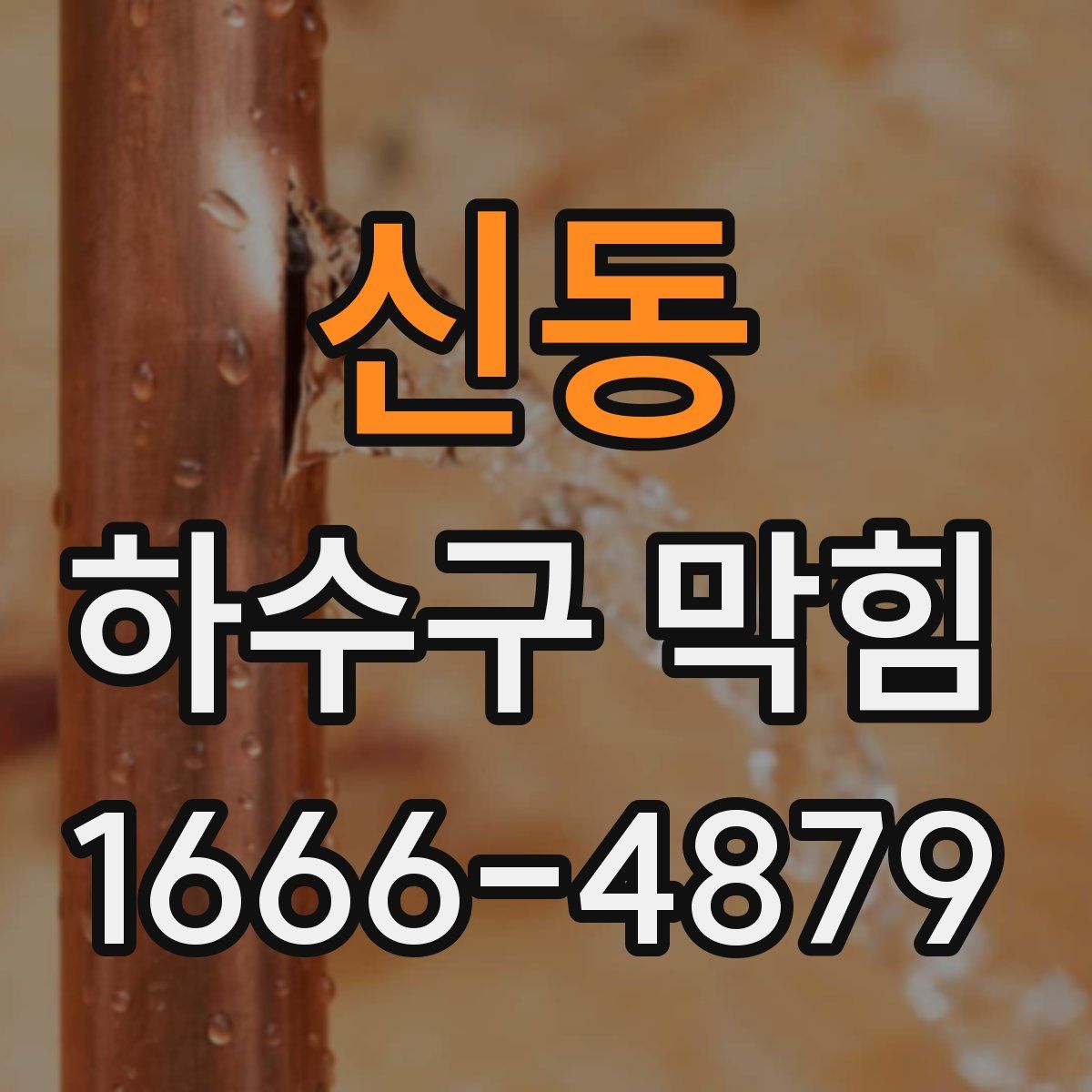 신동 하수구 막힘