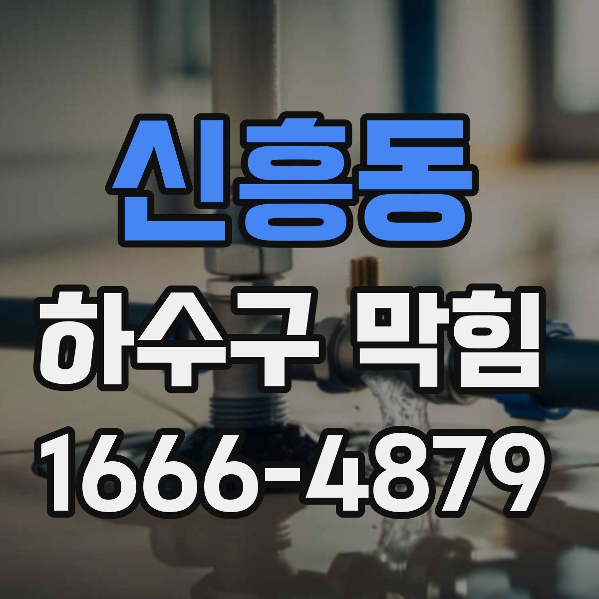 신흥동 하수구 막힘