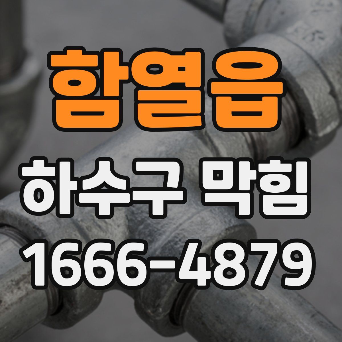 함열읍 하수구 막힘