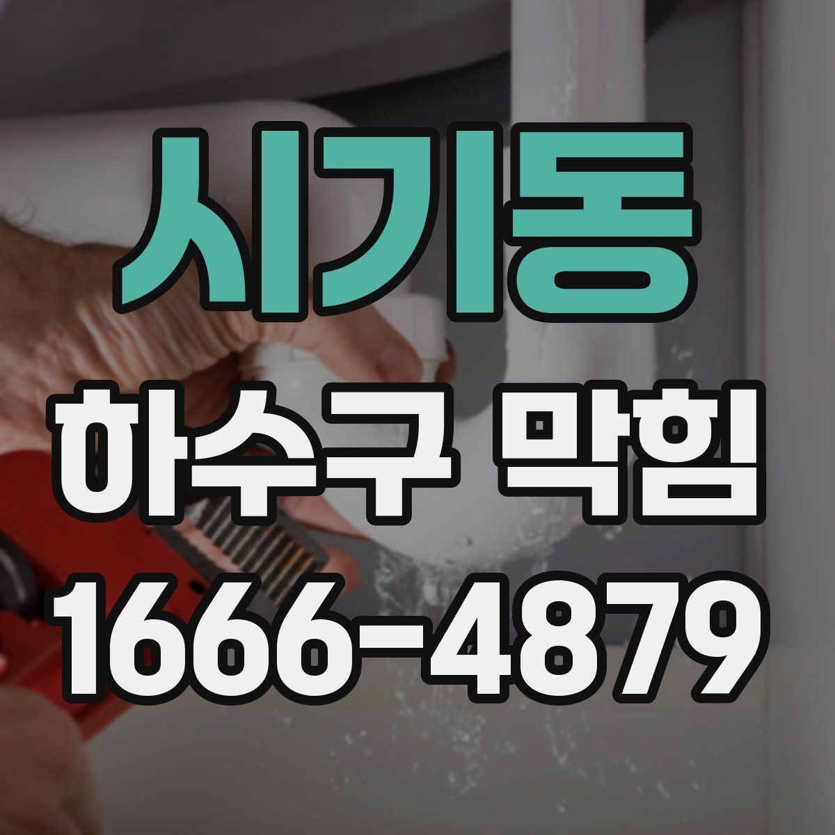 시기동 하수구 막힘