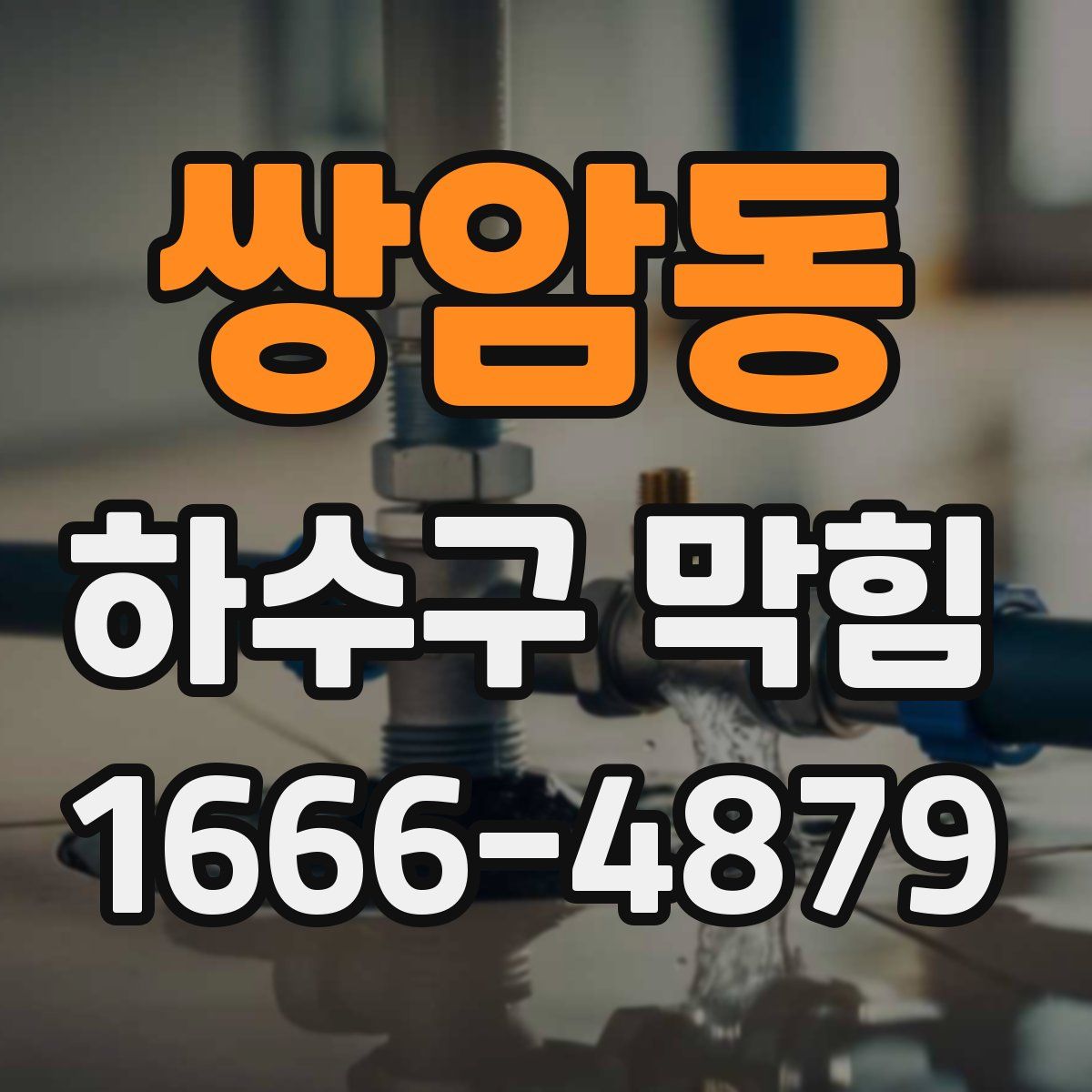 쌍암동 하수구 막힘