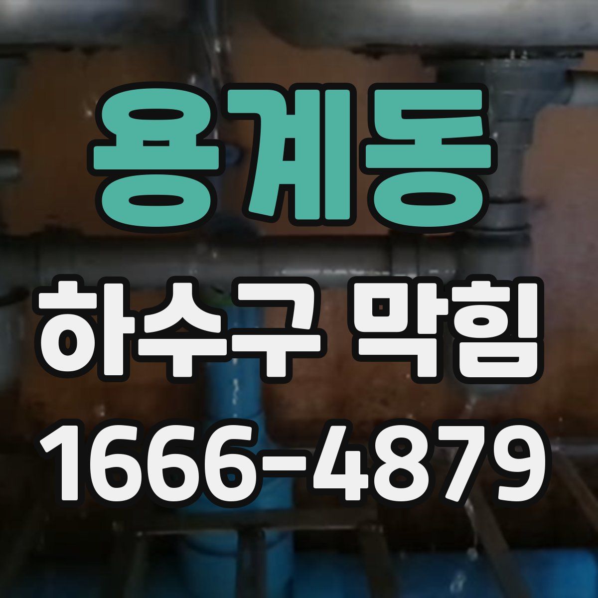 용계동 하수구 막힘