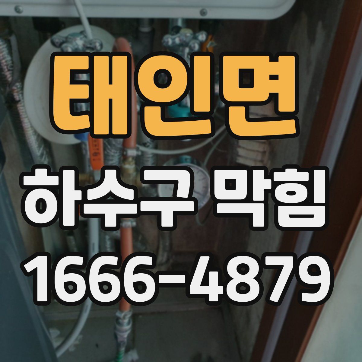 태인면 하수구 막힘
