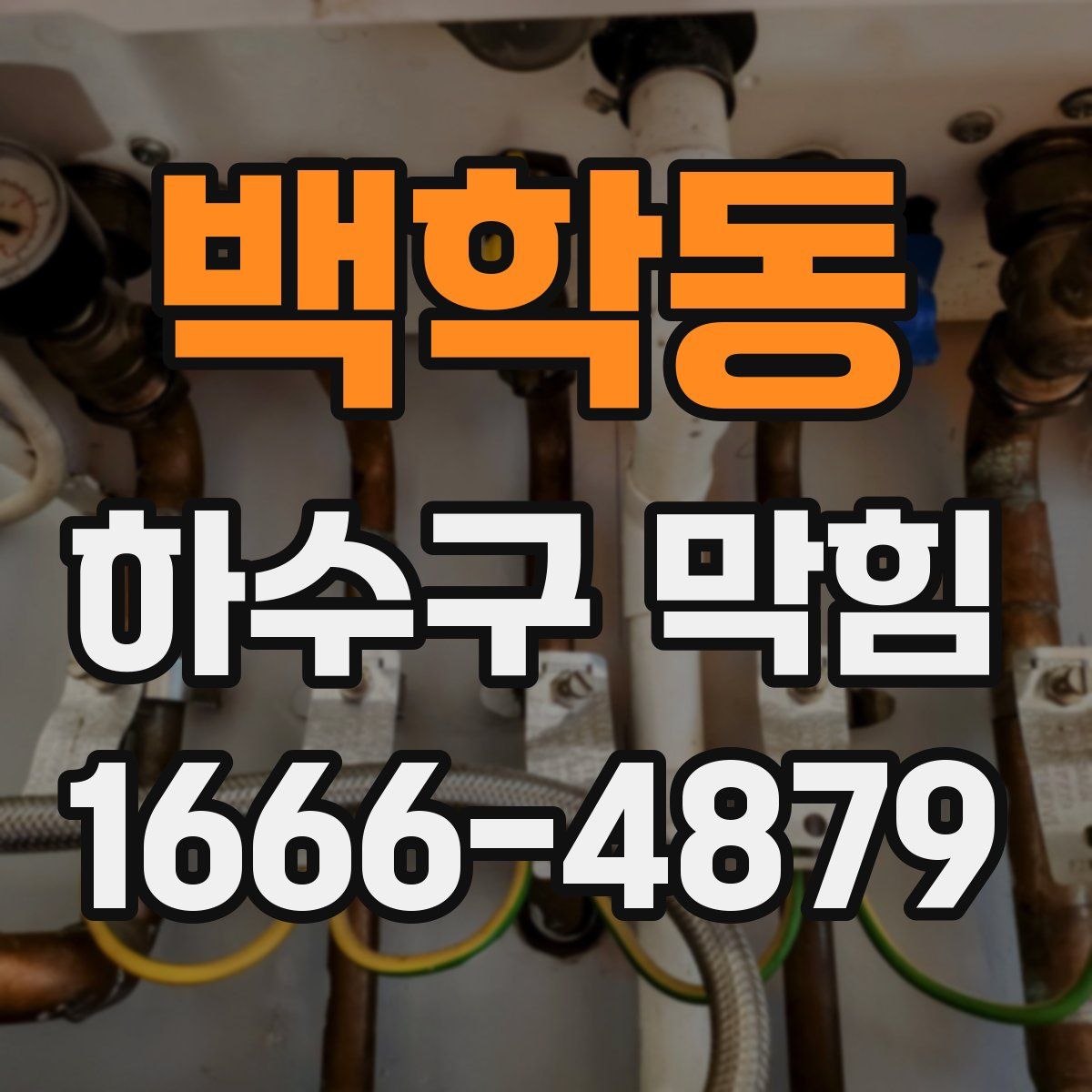 백학동 하수구 막힘
