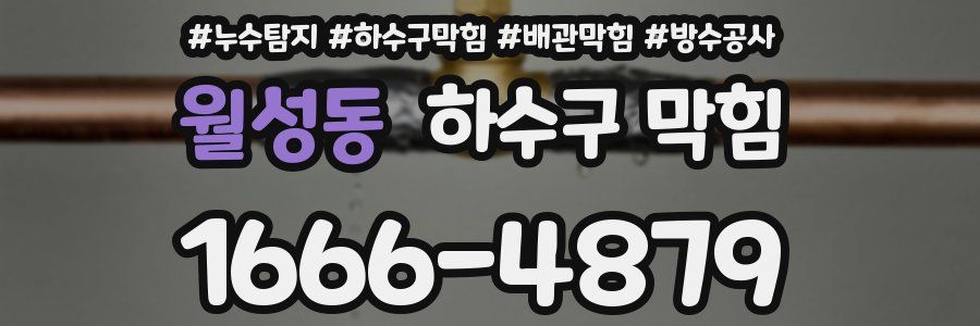월성동 하수구 막힘